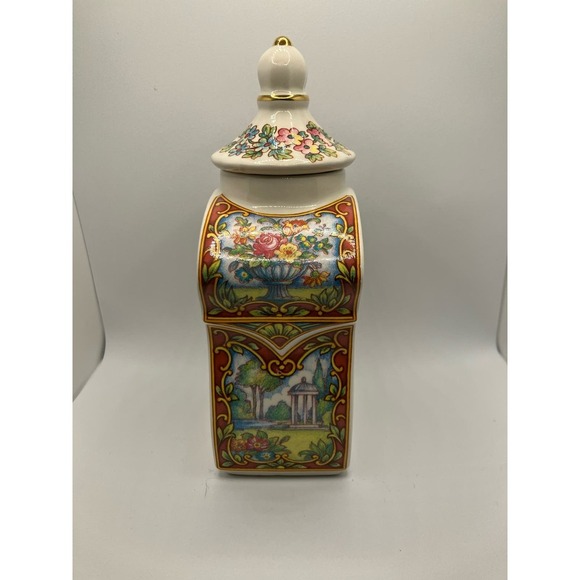 Sadler, The World of Tea Collection, Made in England, Biscuit Barrel Caddy - Picture 2 of 12